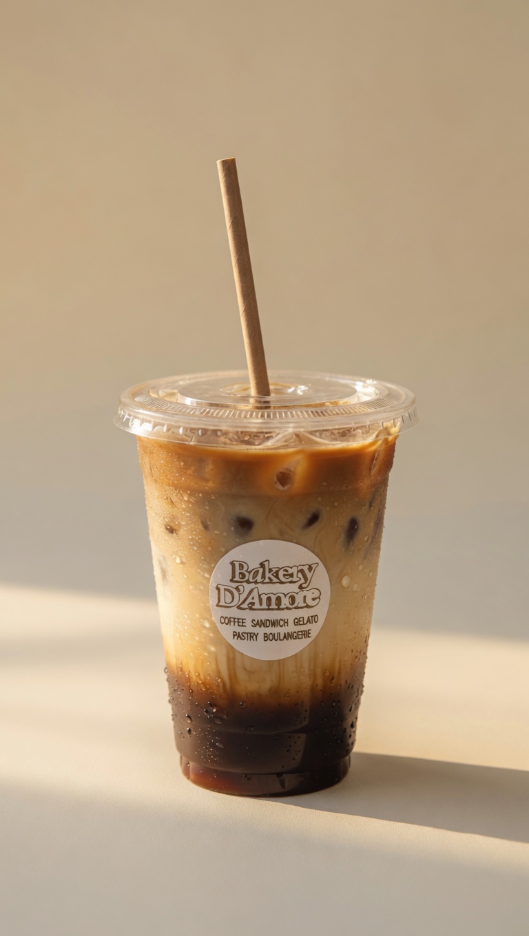 Iced latte de spécialité — Boulangerie D'Amore Nice