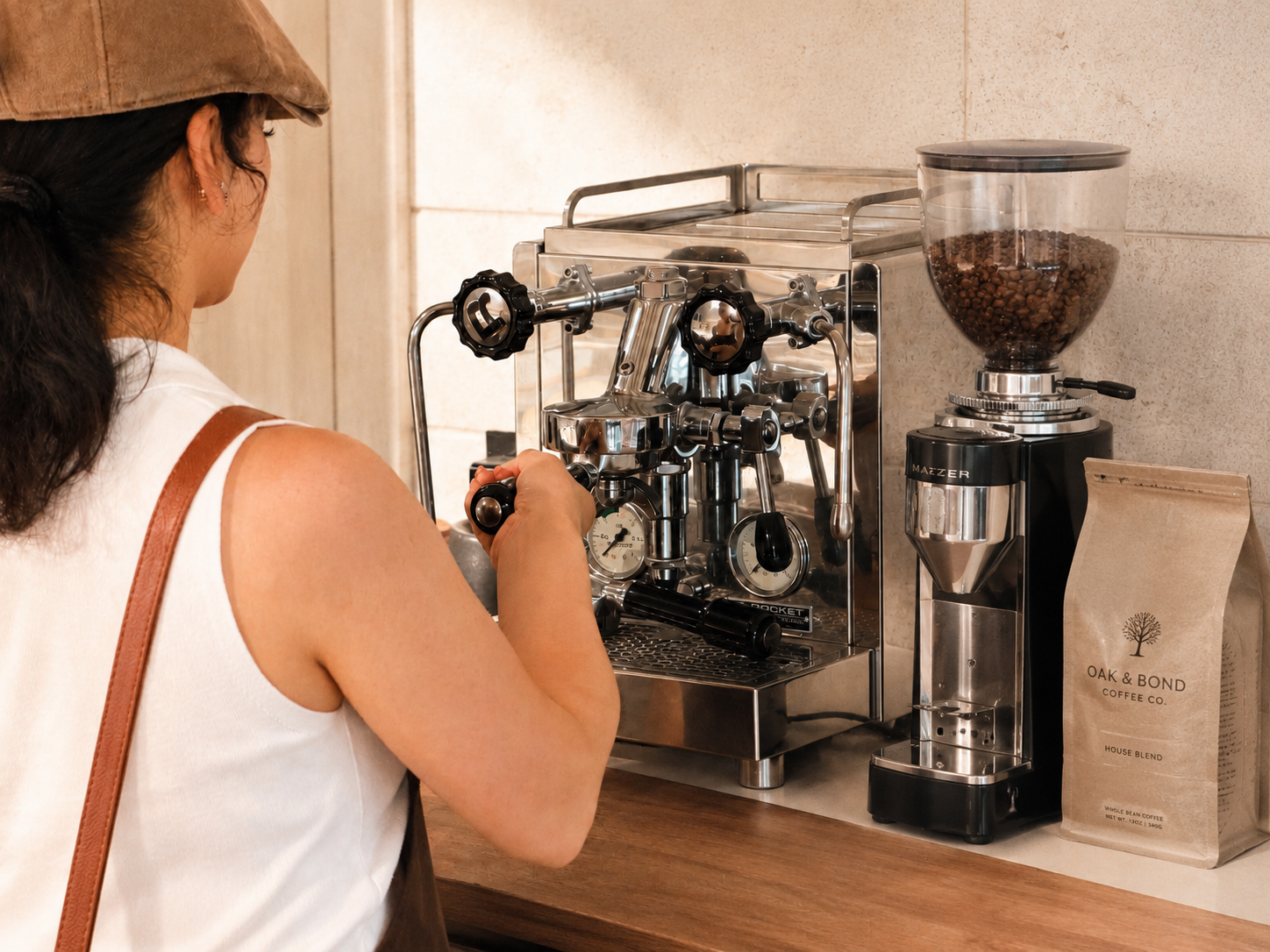 Boulangerie D'Amore mobile coffee bar — Nice, Côte d'Azur